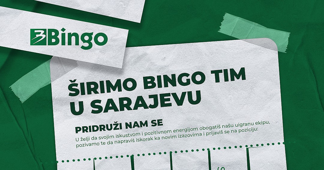 Prodavač m ž Bingo Klix Posao