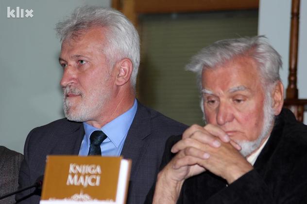 Načelnik Općine Hadžići Hamdo Ejubović i književni kritičar Vojo Vujanović