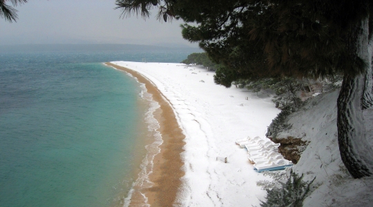 Plaža Zlatni rat, otok Brač