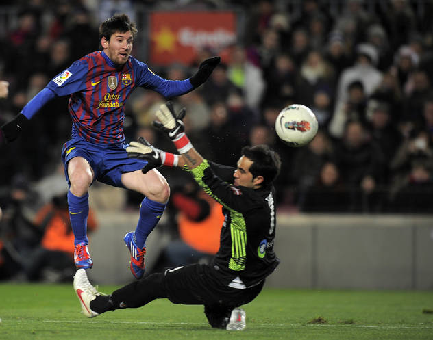 Lionel Messi postiže gol (Foto: AFP)