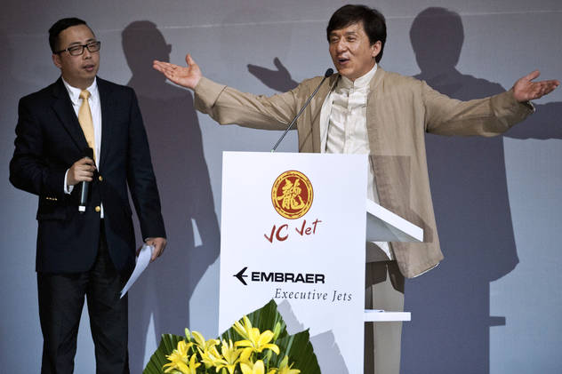 Jackie Chan je zračio zadovoljstvom (Foto: AFP)