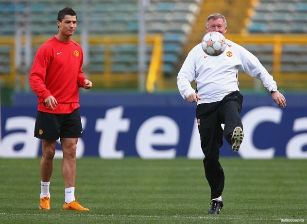 Sir Alex Ferguson i Cristiano Ronaldo