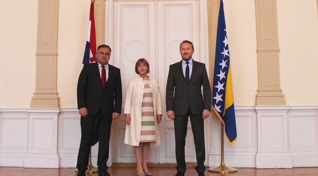 Članovi Predsjedništva BiH se zahvalili Vesni Pusić na angažmanu za BiH na putu ka EU