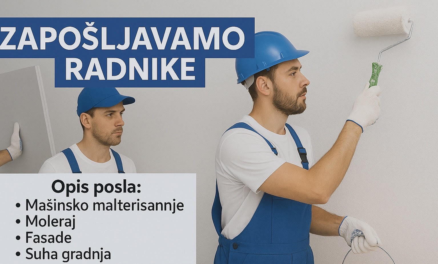 Moler - Monter suhe gradnje (m/ž)
