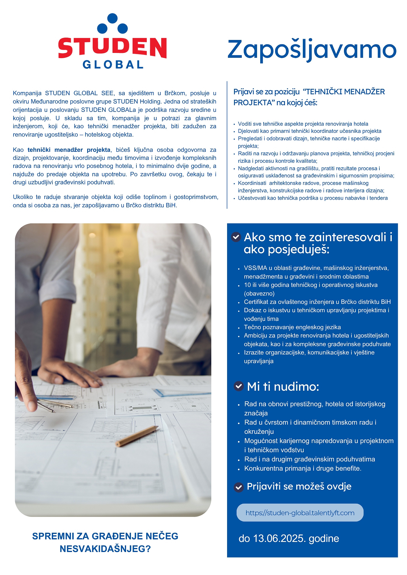 Tehnički Menadžer Projekta (m/ž)