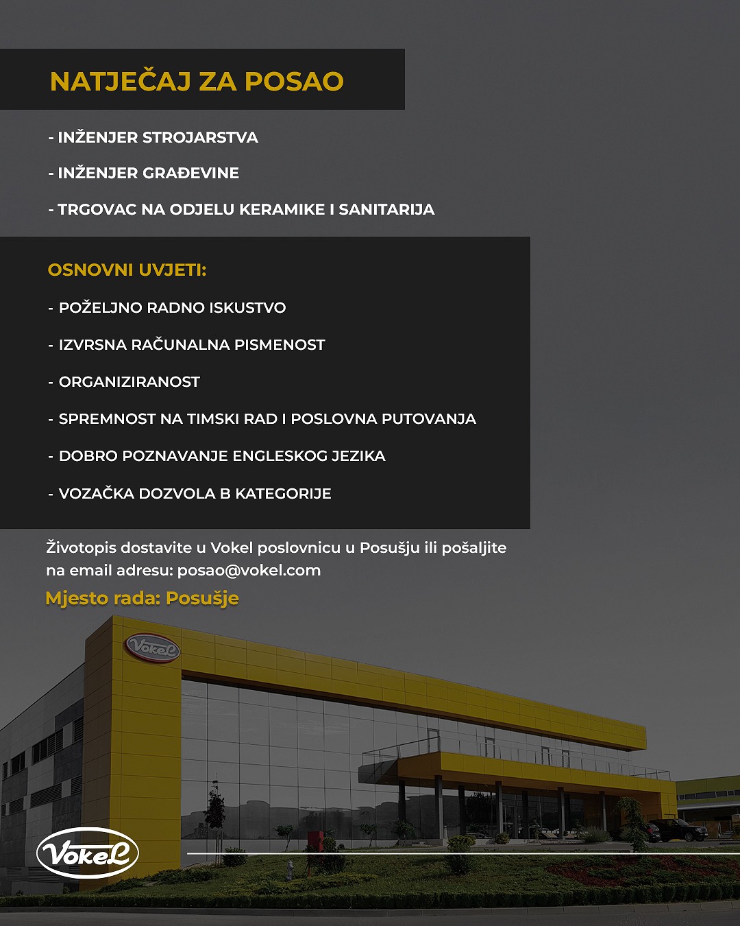 Inženjer Građevine (m/ž)