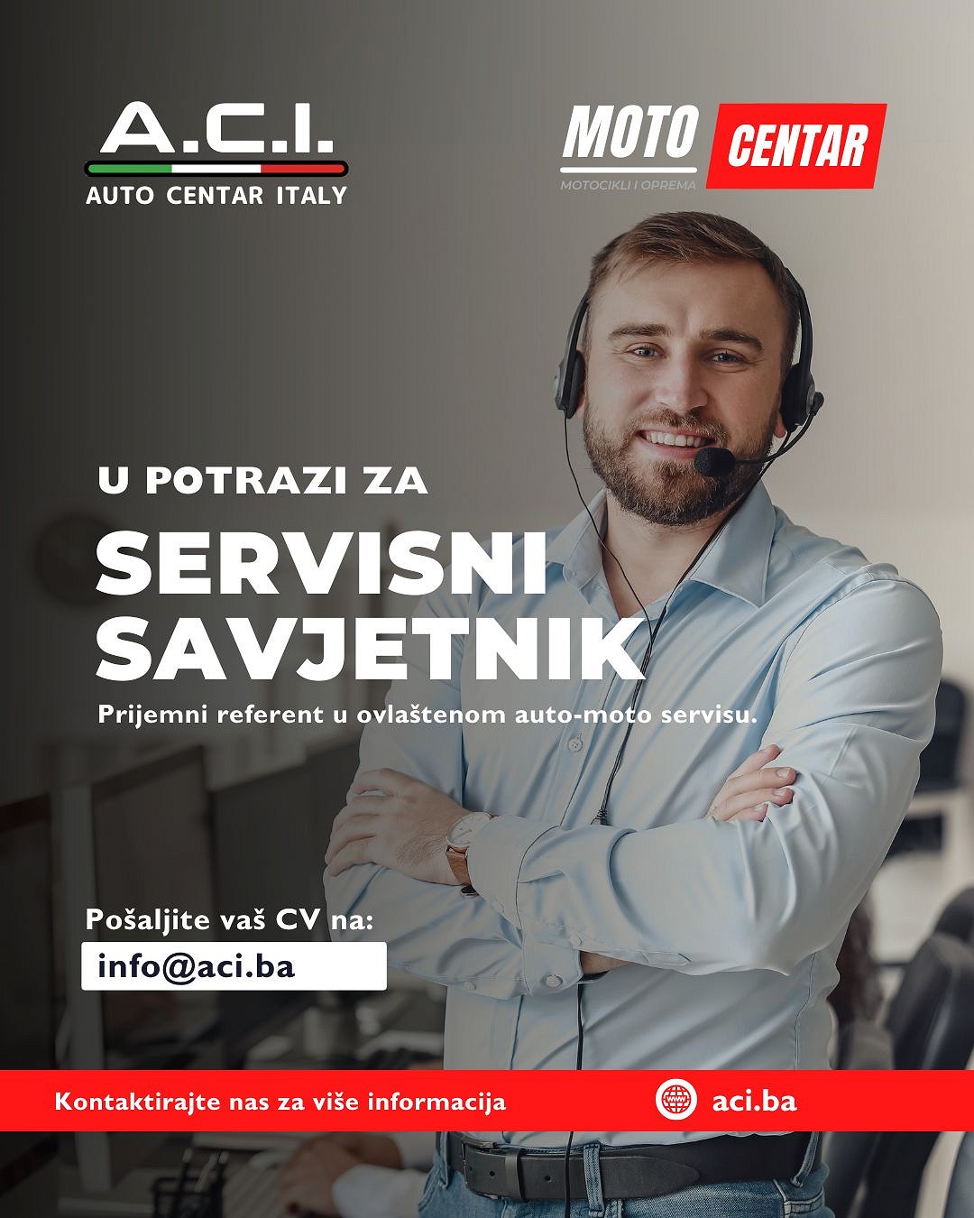 Auto-moto servisni savjetnik (m/ž)