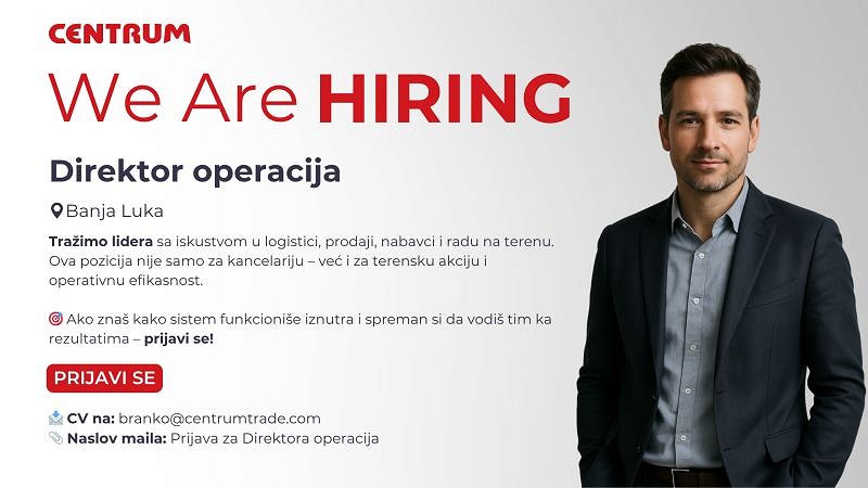 Direktor operacija (m/ž)