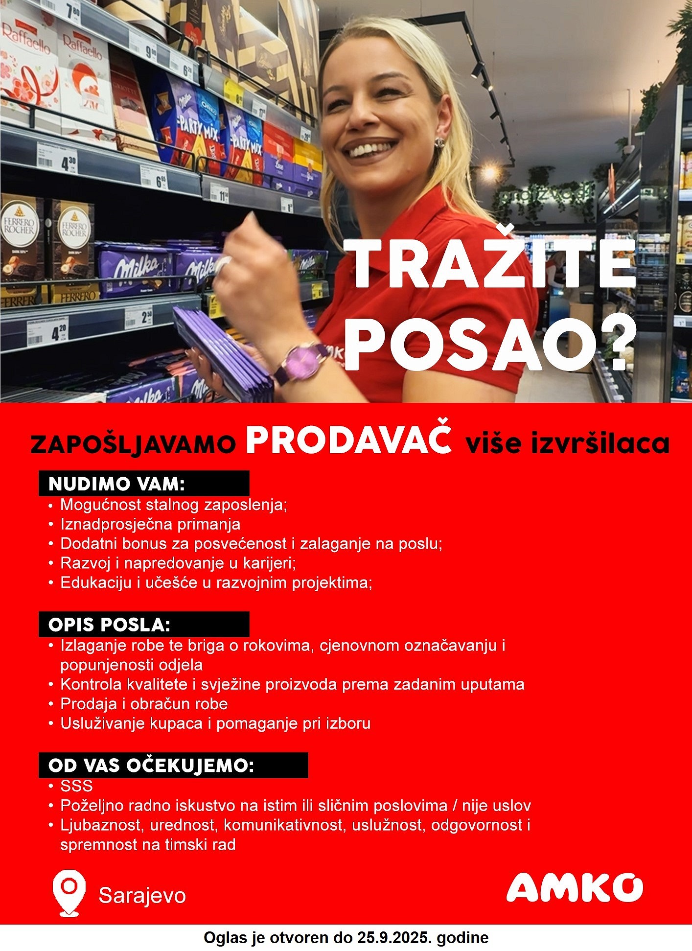 Prodavač (m/ž)