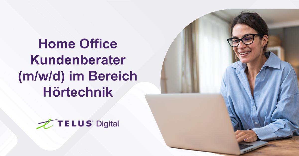 Home Office Kundenberater (m/w/d) im Bereich Hörtechnik