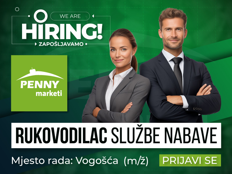 Rukovodilac službe nabave Penny marketa (m/ž)