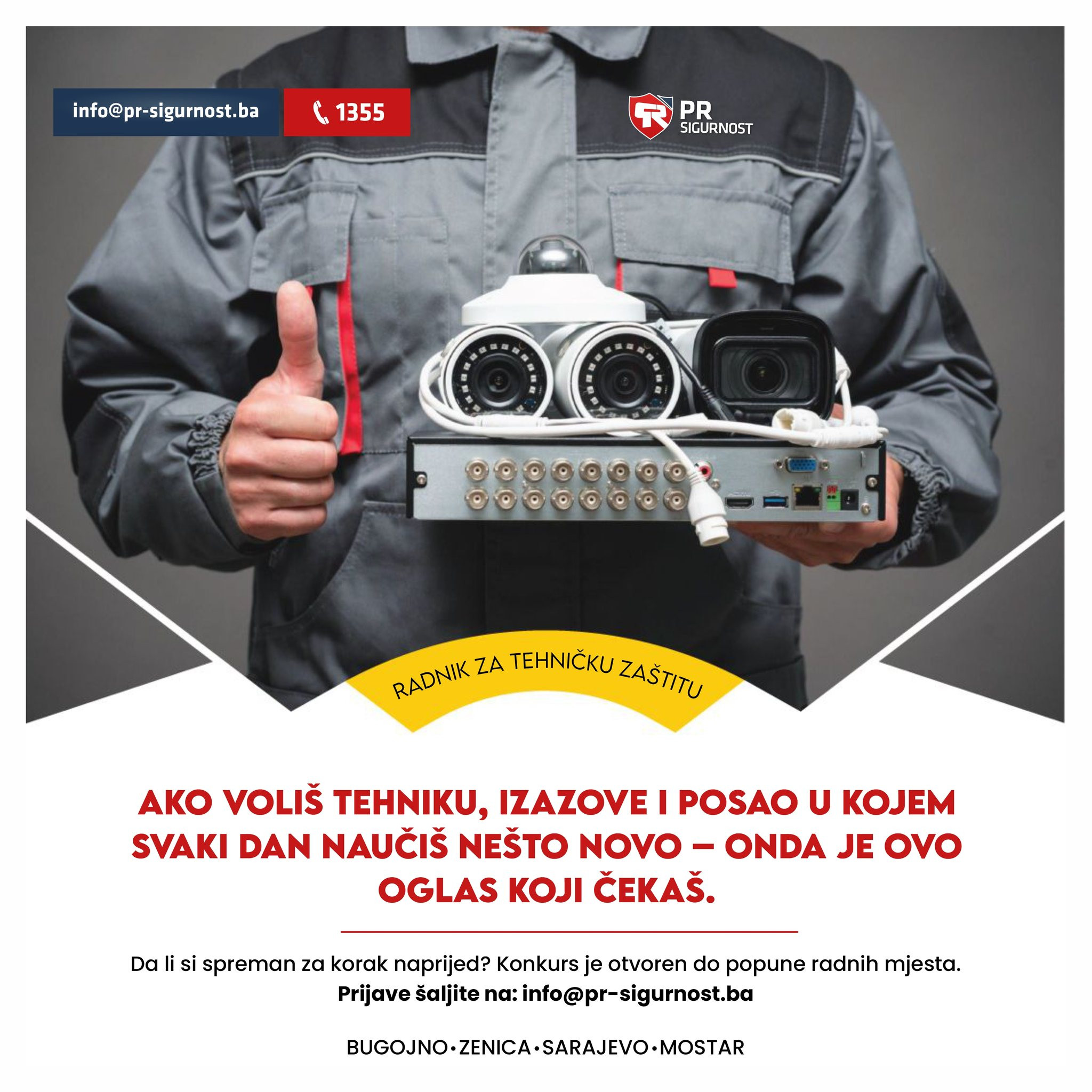 Radnik za tehničku zaštitu (m/ž)