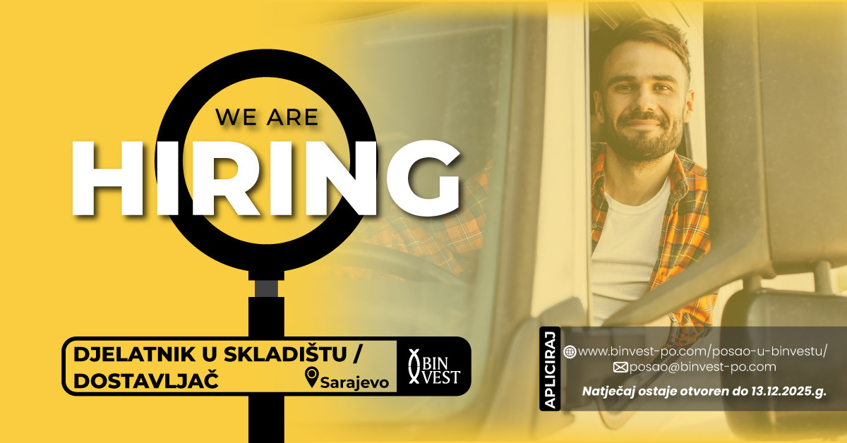 Skladištar - Dostavljač (m)