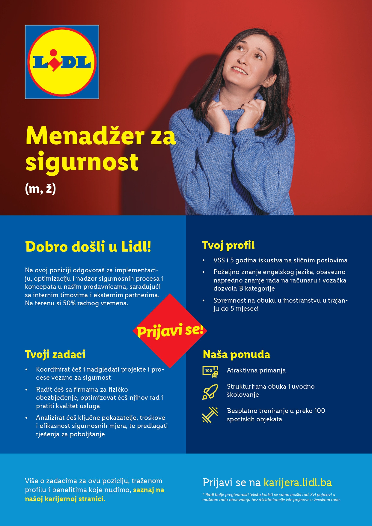 Menadžer sigurnosti (m/ž)