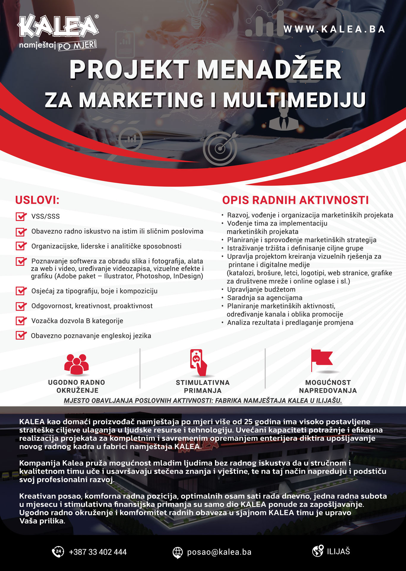 Projekt menadžer za marketing i multimediju (m/ž)