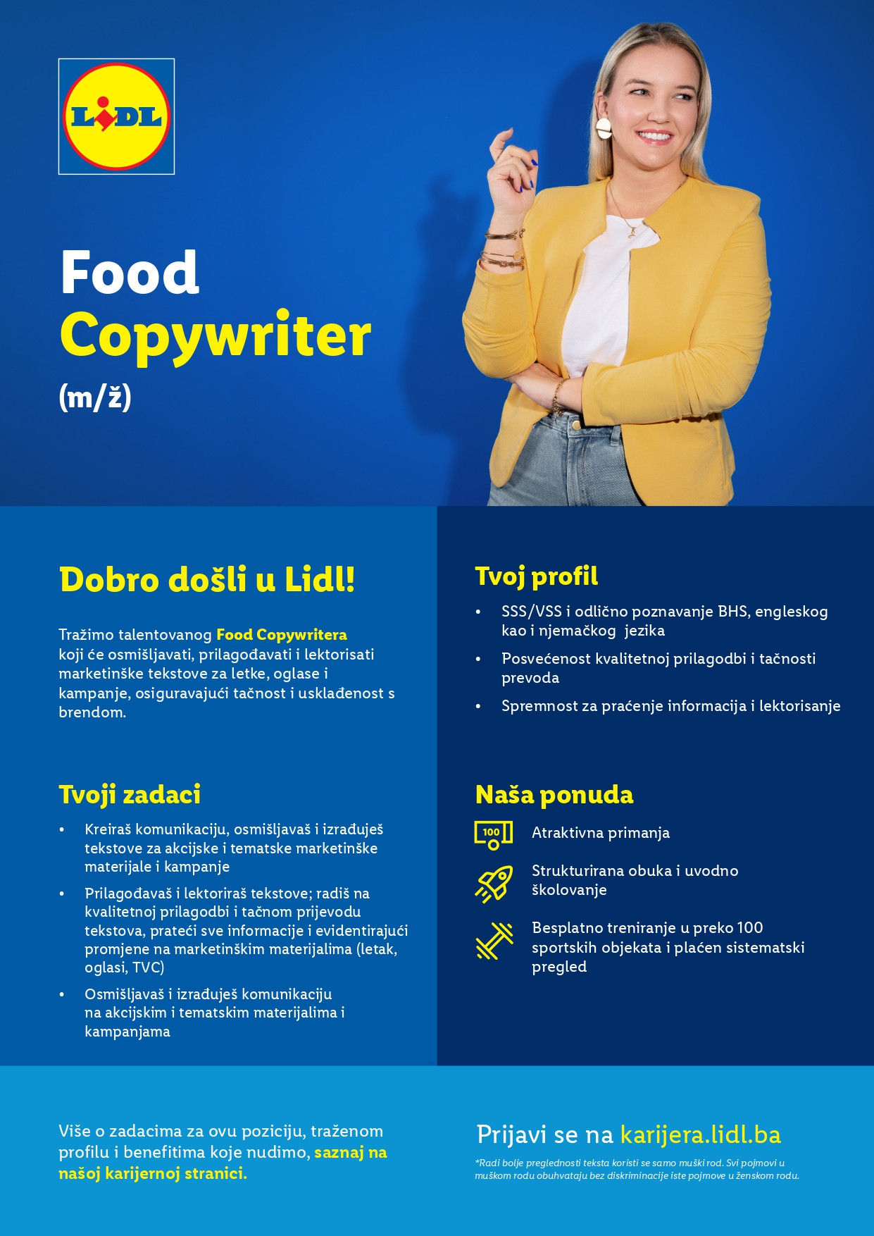 Food Copywriter (m/ž)