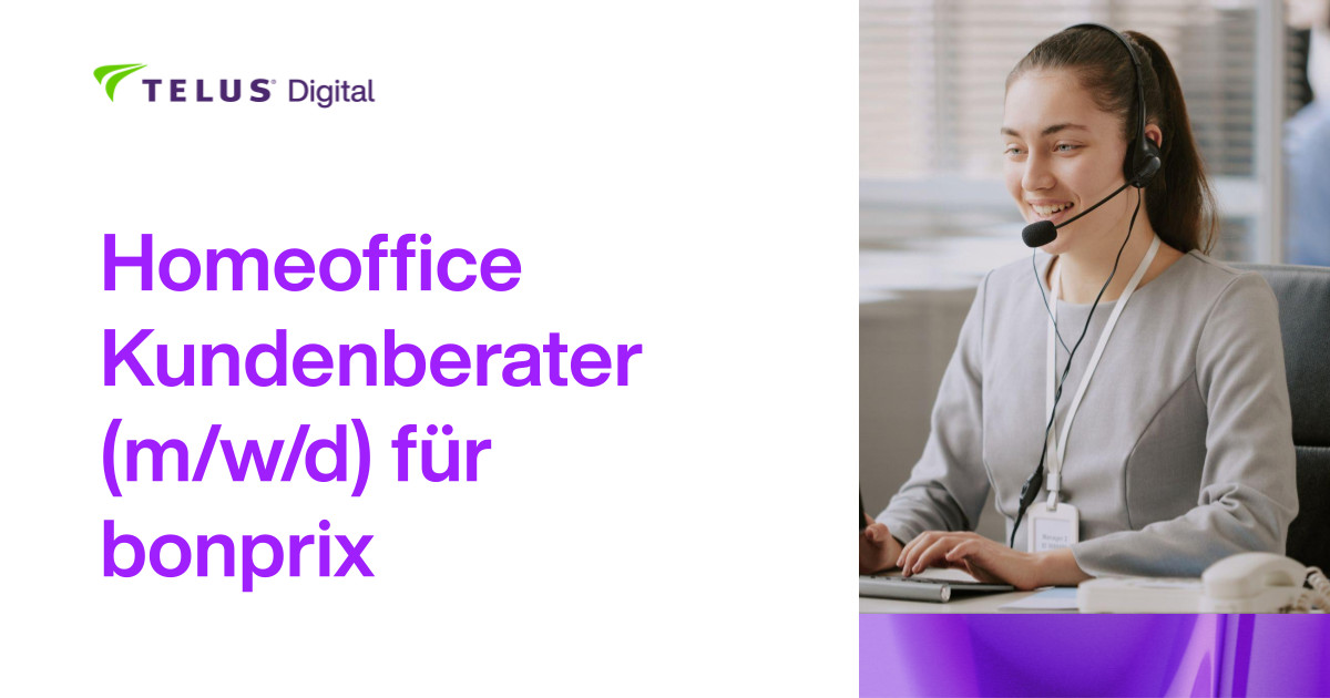 Homeoffice Kundenberater (m/w/d) für bonprix