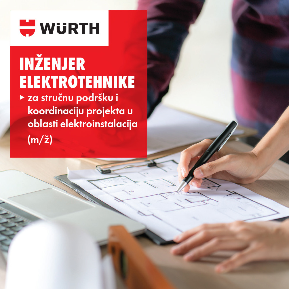 Inženjer za stručnu podršku i koordinaciju projekta u oblasti elektroinstalacija (m/ž)
