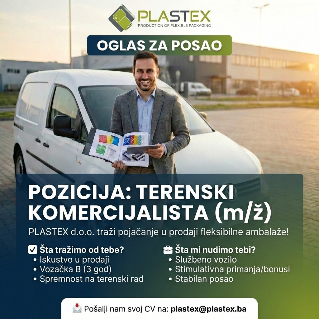 Terenski komercijalista (m/ž)