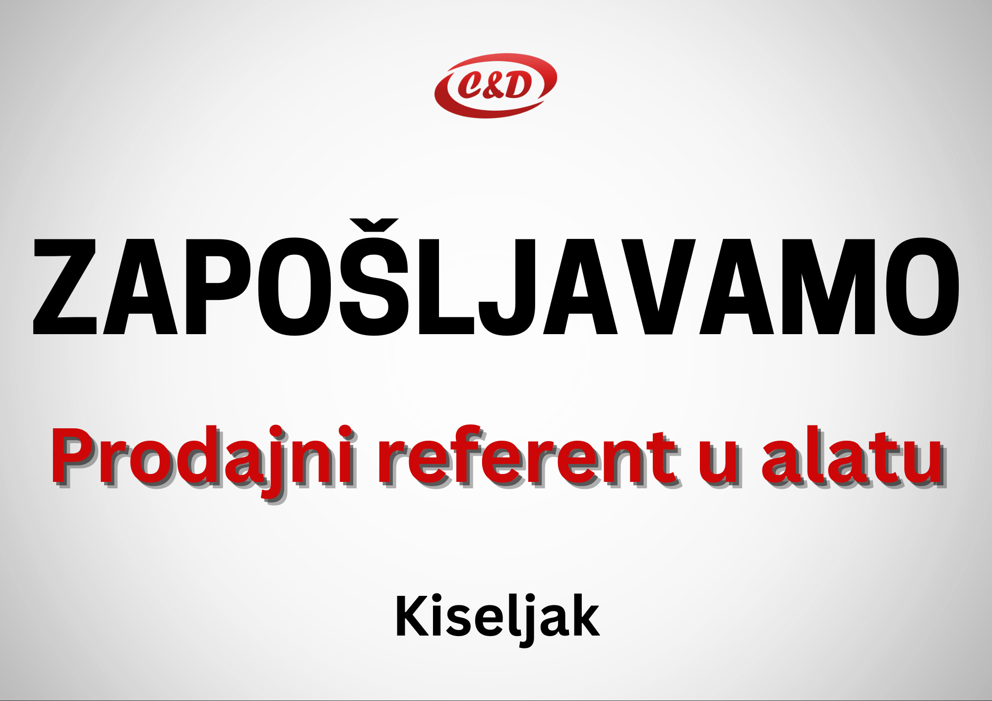 Prodajni referent u alatu (m/ž)