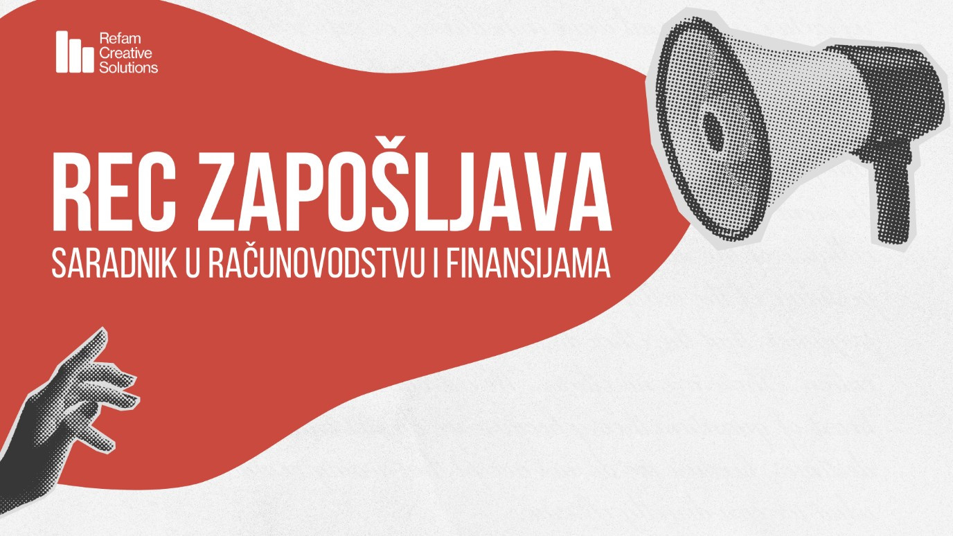 Saradnik u računovodstvu i finansijama (m/ž)