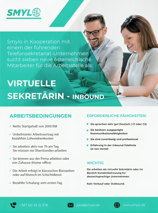Korisnička podrška - Njemački jezik (m/ž)