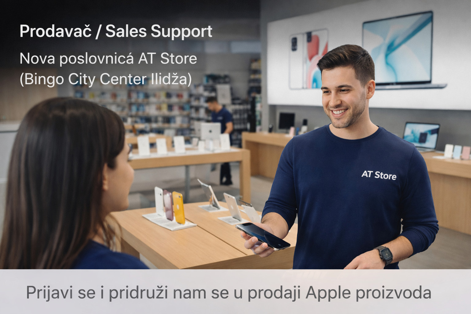 Prodavač - Sales Support (m/ž)