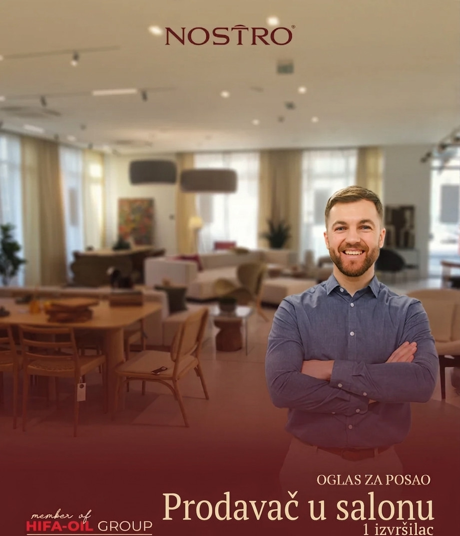 Prodavač u salonu (m/ž)