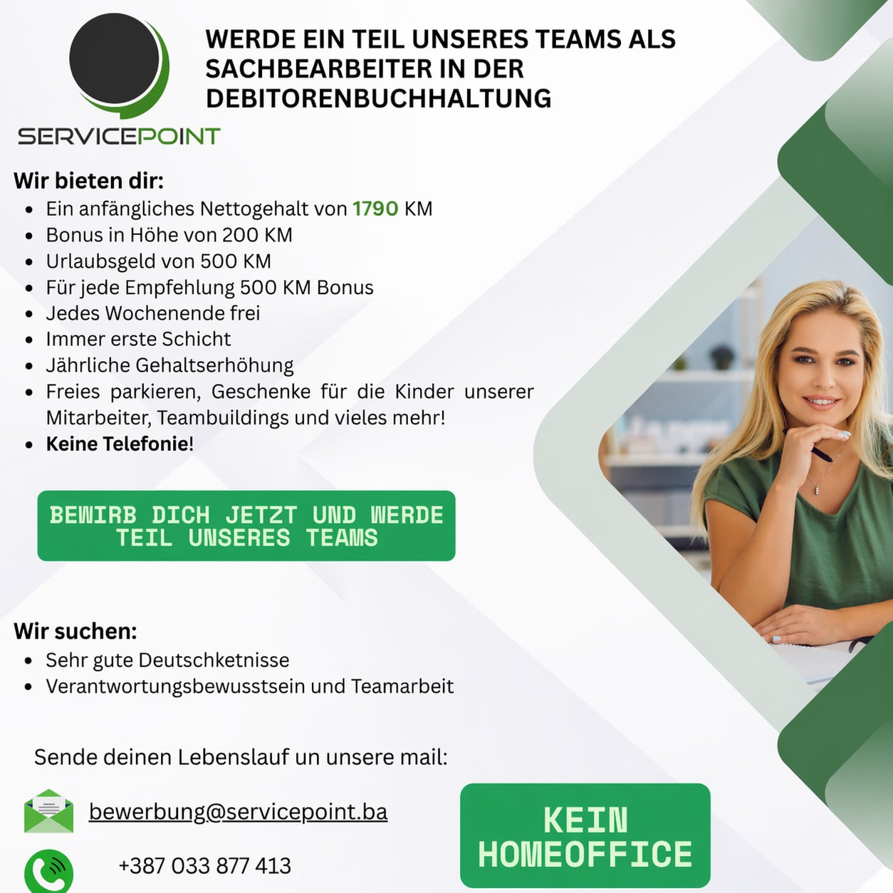 Sachbearbeiter in der Debitorenbuchhaltung (m/w)