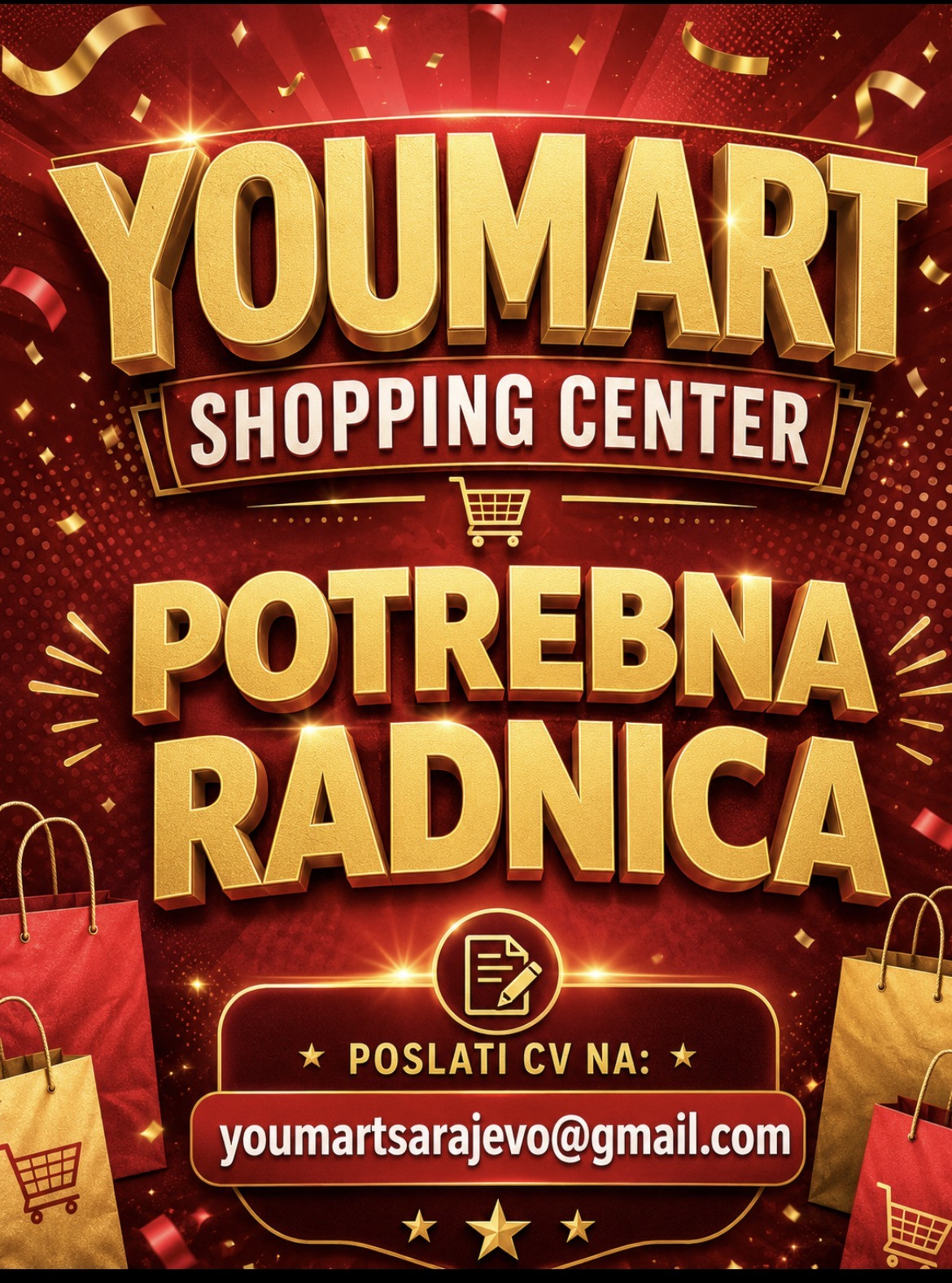 Prodavačica u robnoj kući (ž)