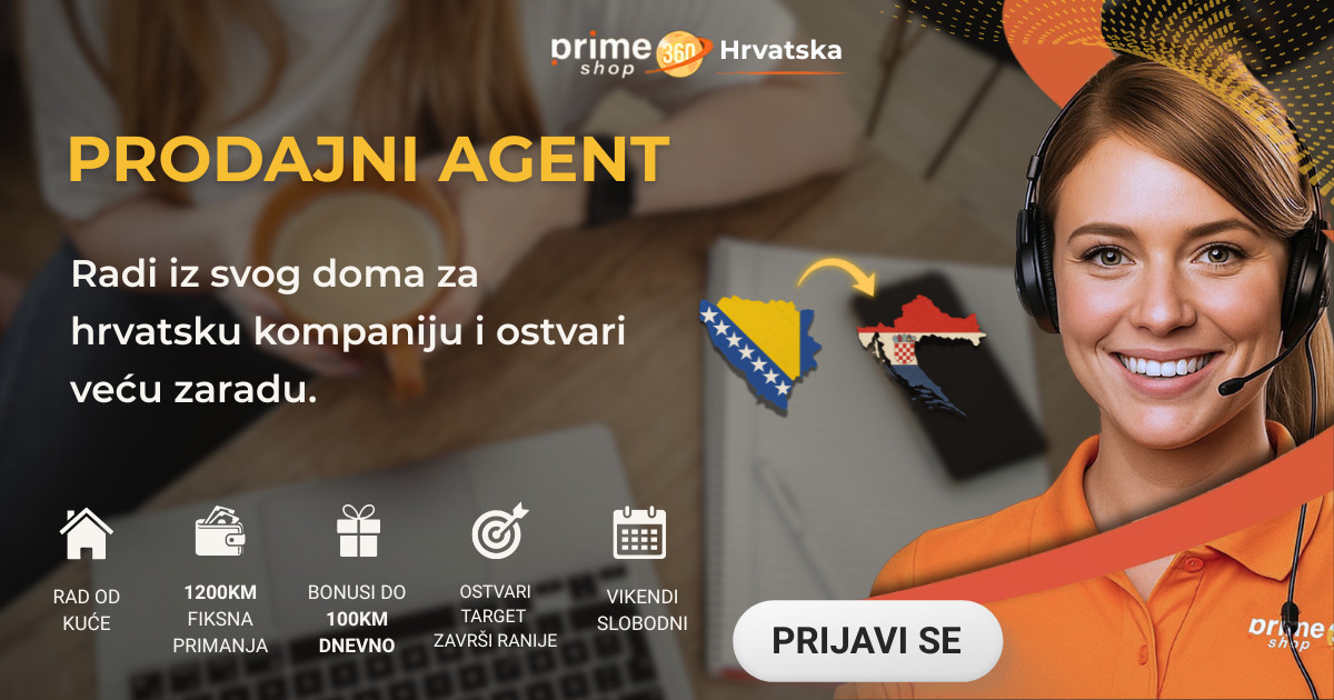 Prodajni agent (m/ž) – Rad od kuće
