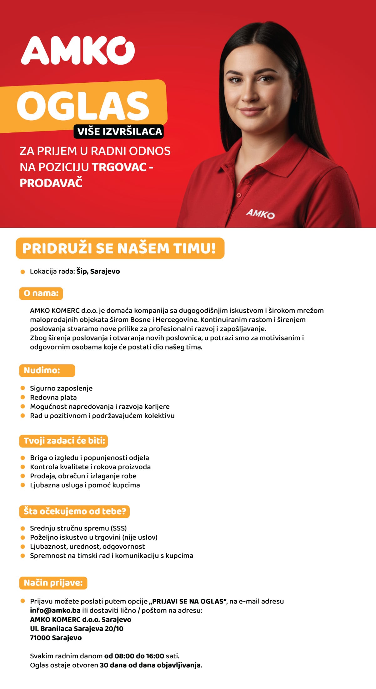 Trgovac - Prodavač (m/ž)