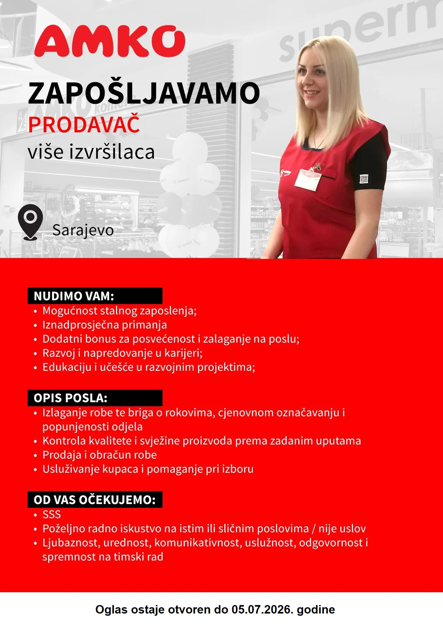 Prodavač (m/ž)