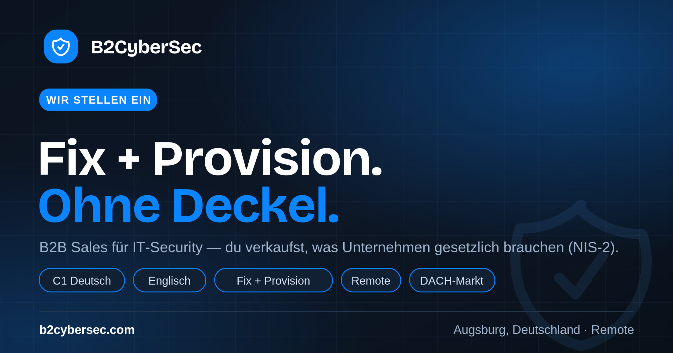B2B Sales - Cold Caller für den deutschen Markt (m/w/d) - Remote