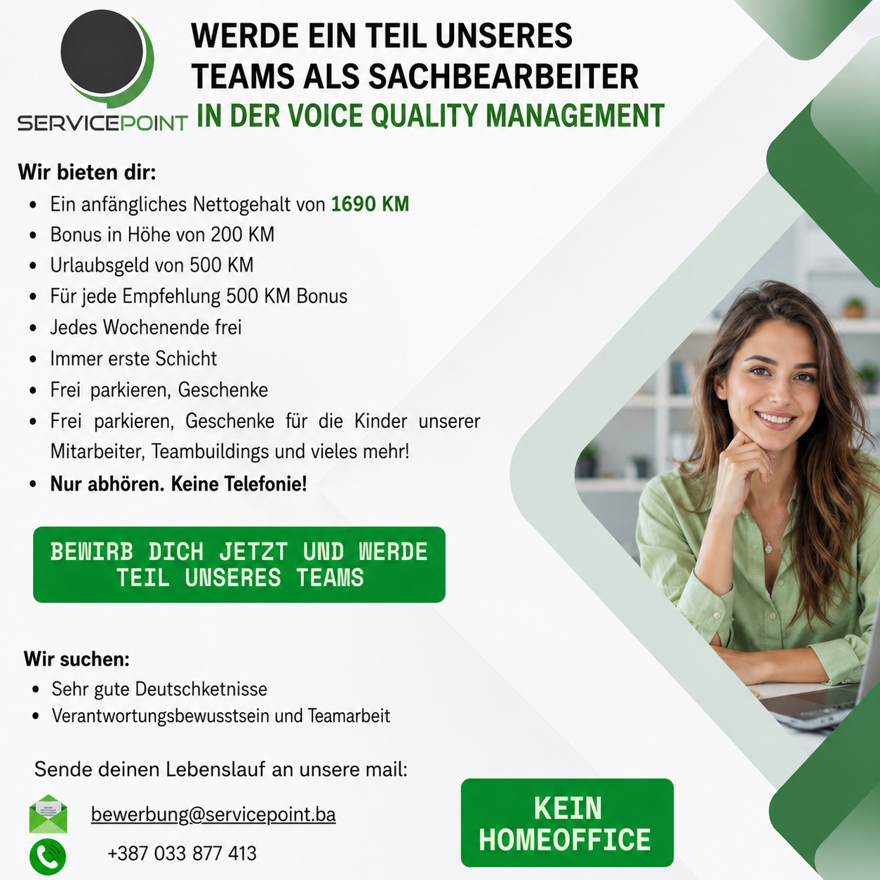 Sachbearbeiter In Der Voice Quality Managment (m/w)