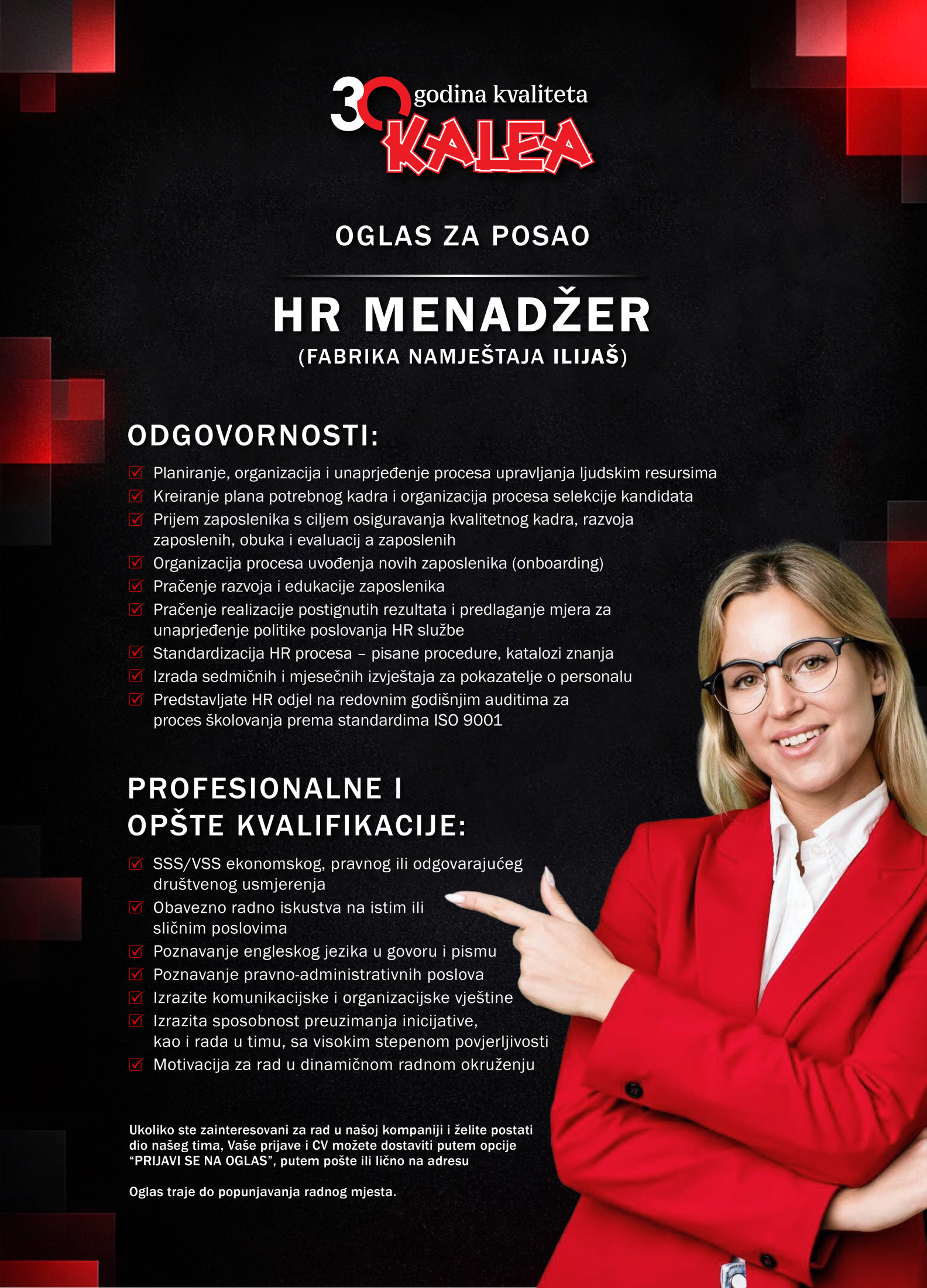 HR menadžer (m/ž)