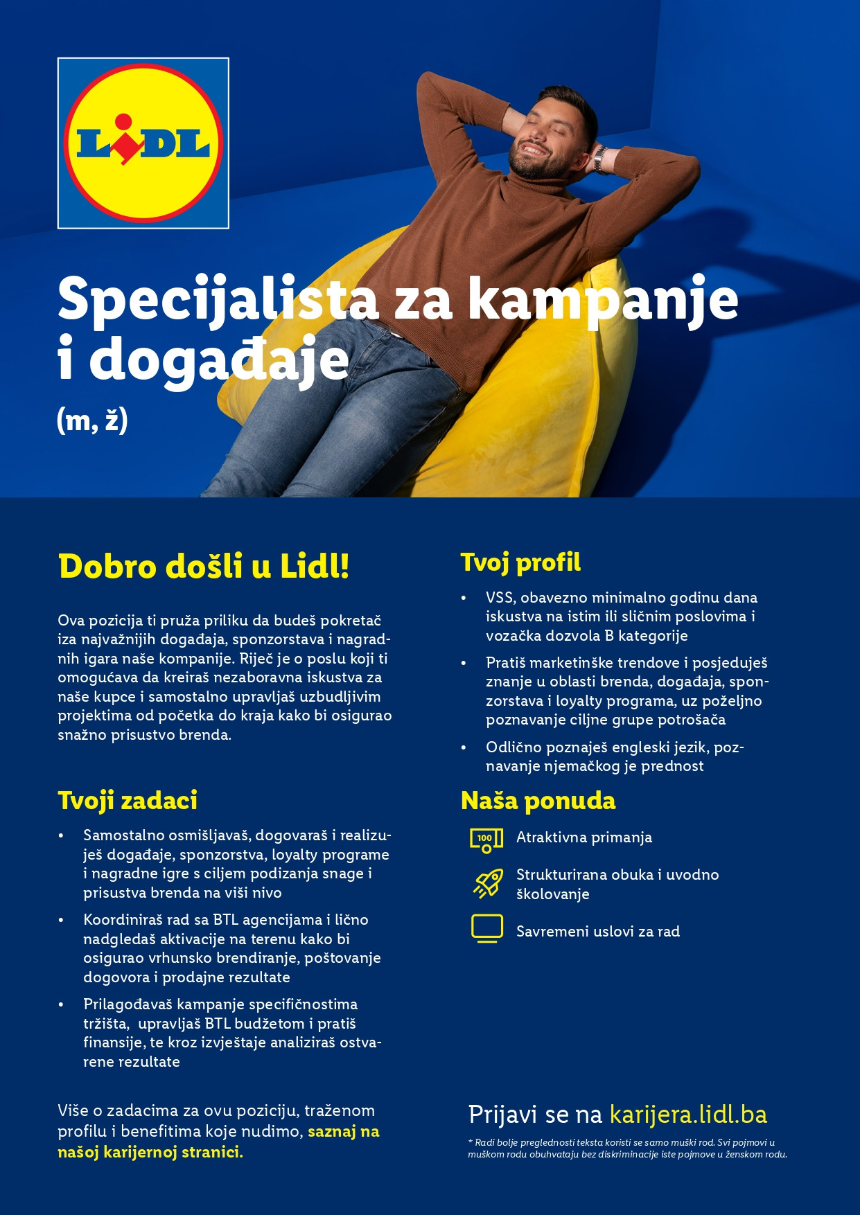 Specijalista za kampanje i događaje (m/ž)