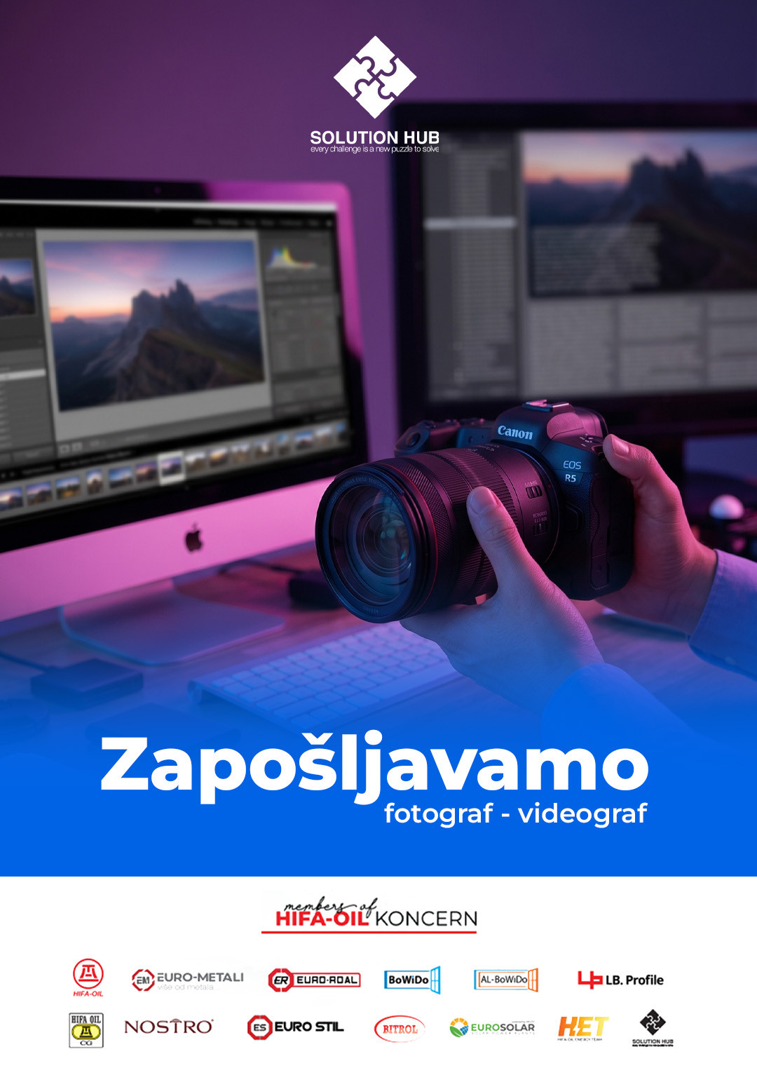 Fotograf - Videograf (m/ž)