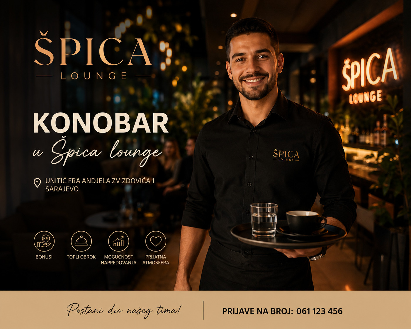 Konobar - Šanker (m/ž)