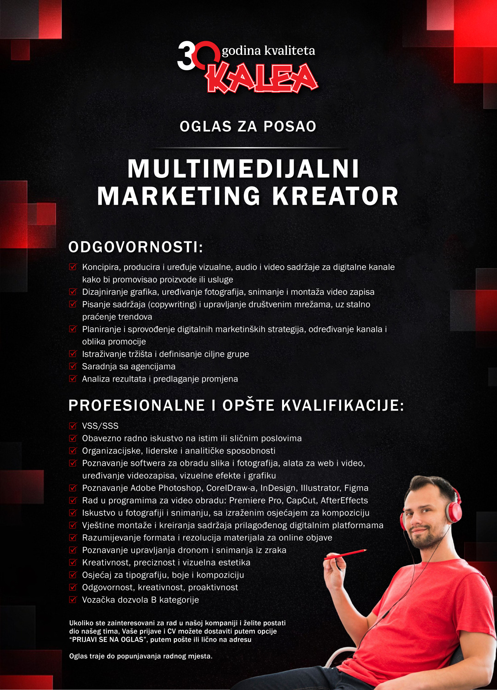 Multimedijalni marketing kreator (m/ž)