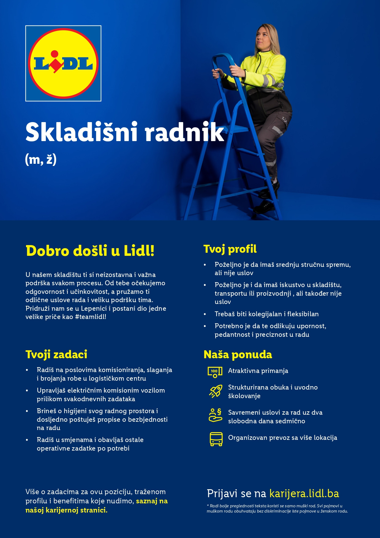 Skladišni radnik (m/ž)