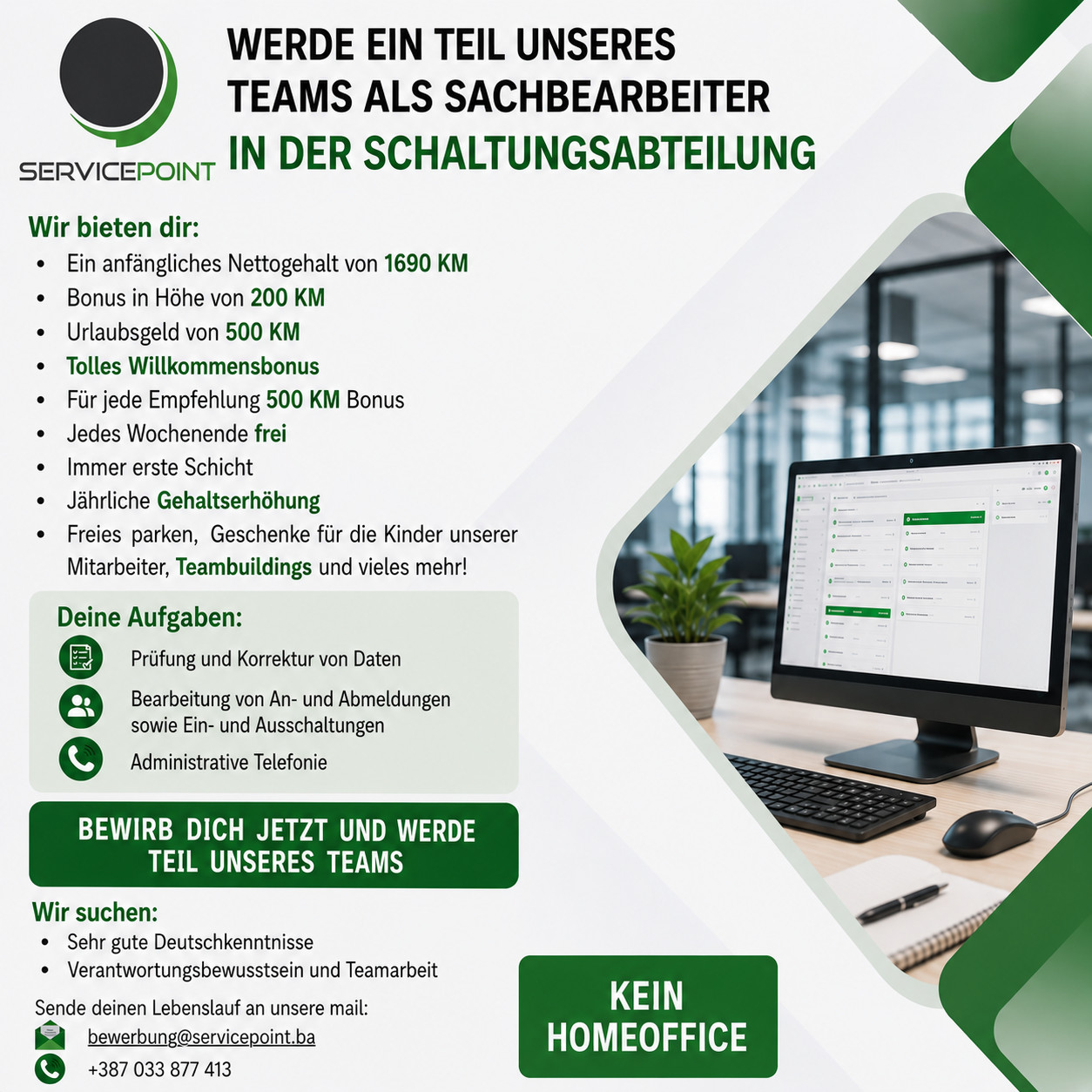 Sachbearbeiter in der Schaltungsabteilung (m/w)