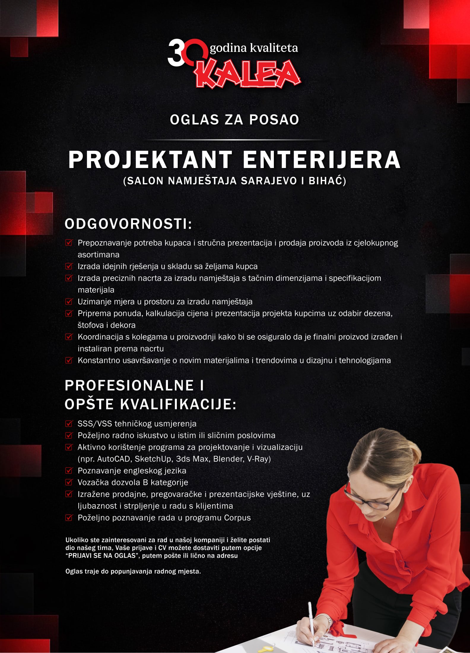 Projektant enterijera (m/ž)