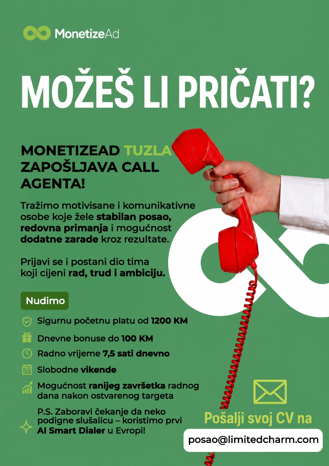 Call agent (m/ž)