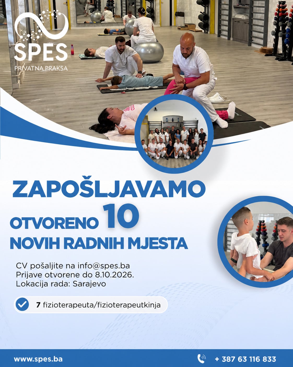 Fizioterapeut (m/ž)
