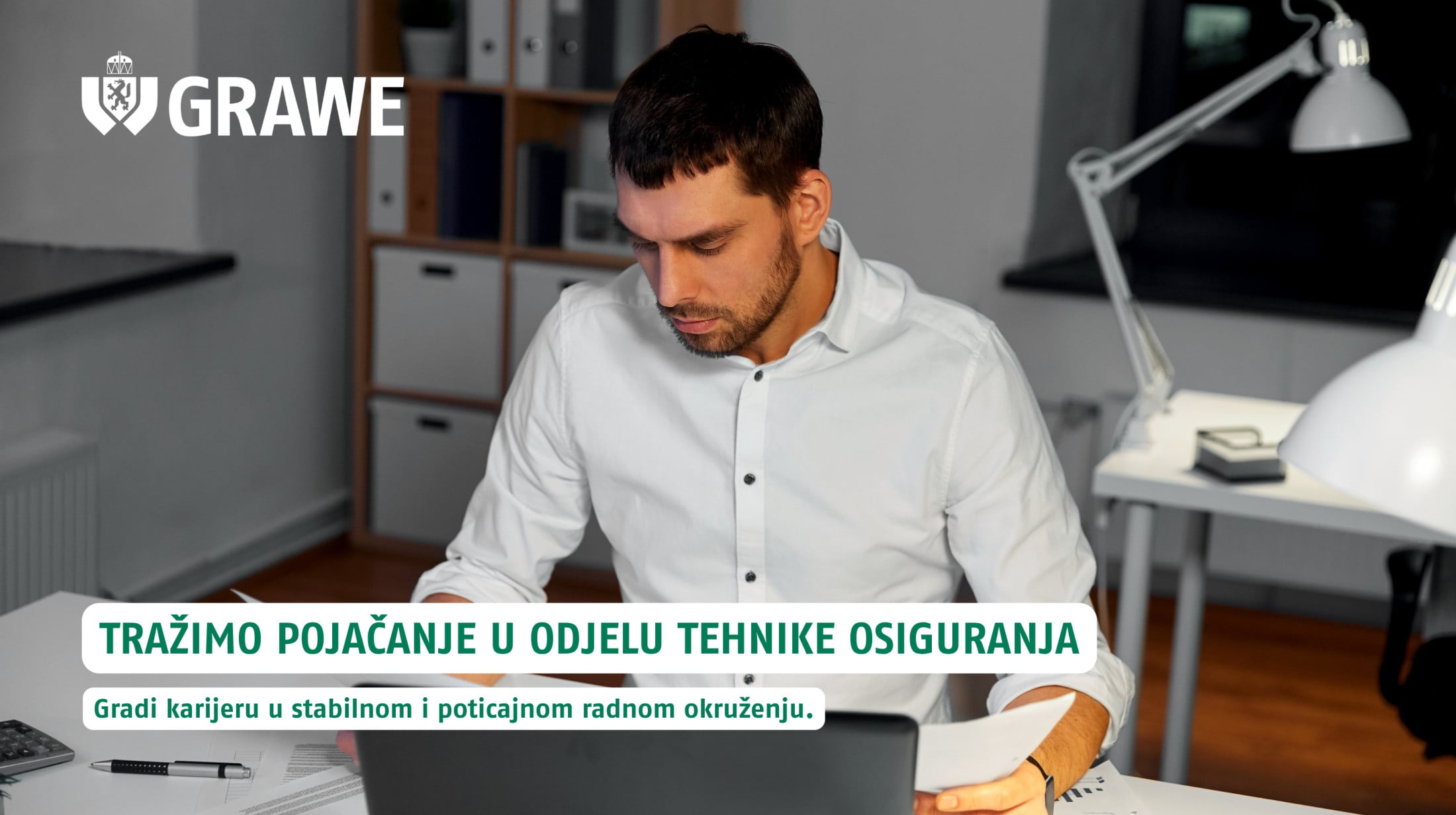 Saradnik u odjelu tehnike osiguranja (m/ž)