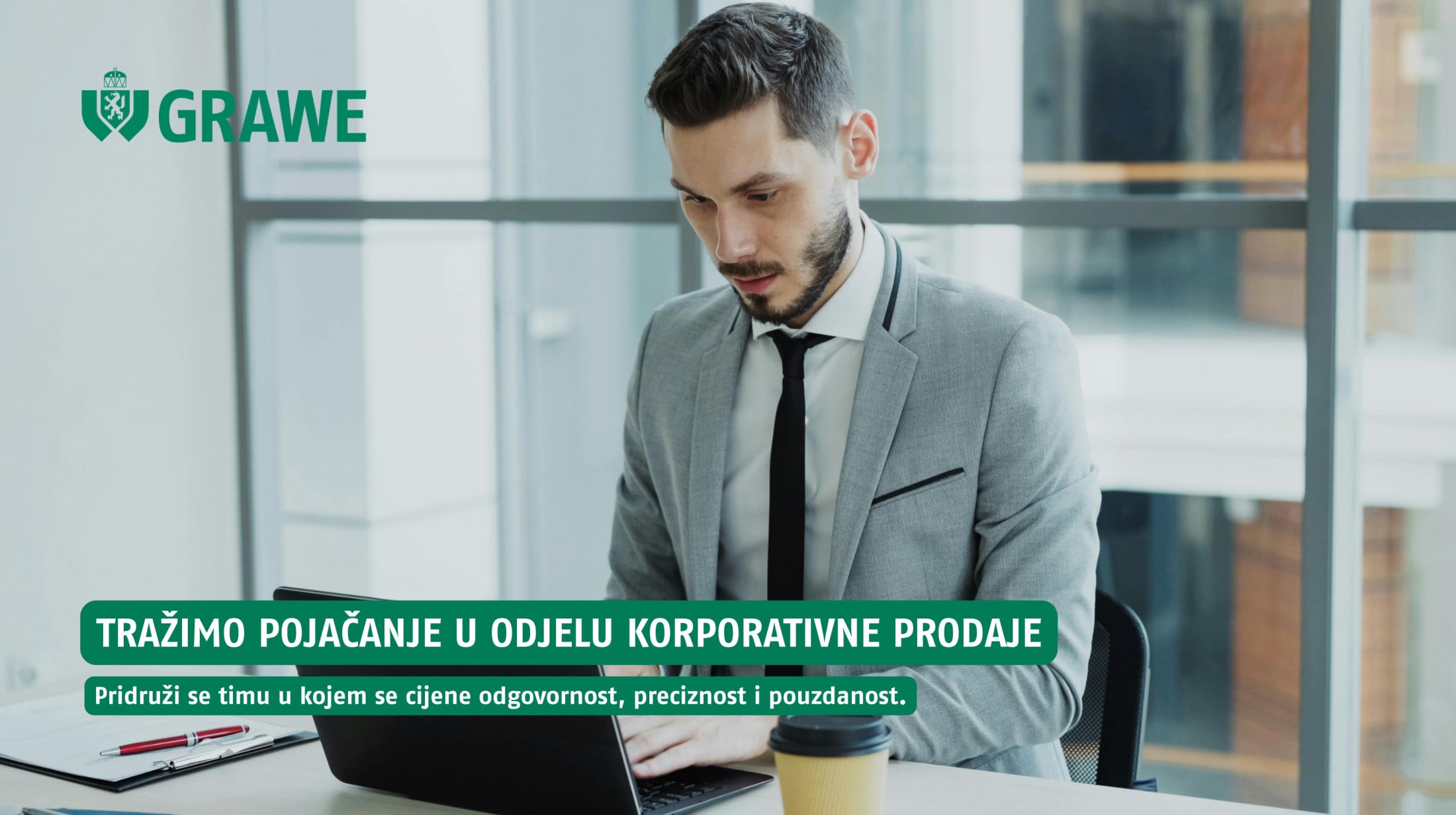 Saradnik - Administrator prodaje u Odjelu za korporativnu prodaju (m/ž)