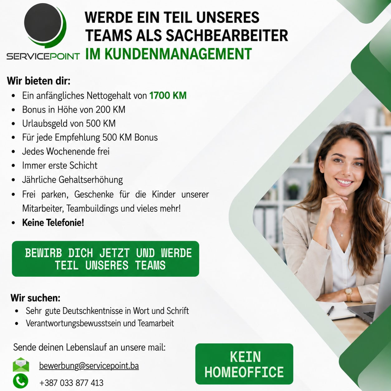 Sachbearbeiter im Kundenmanagement (m/w)