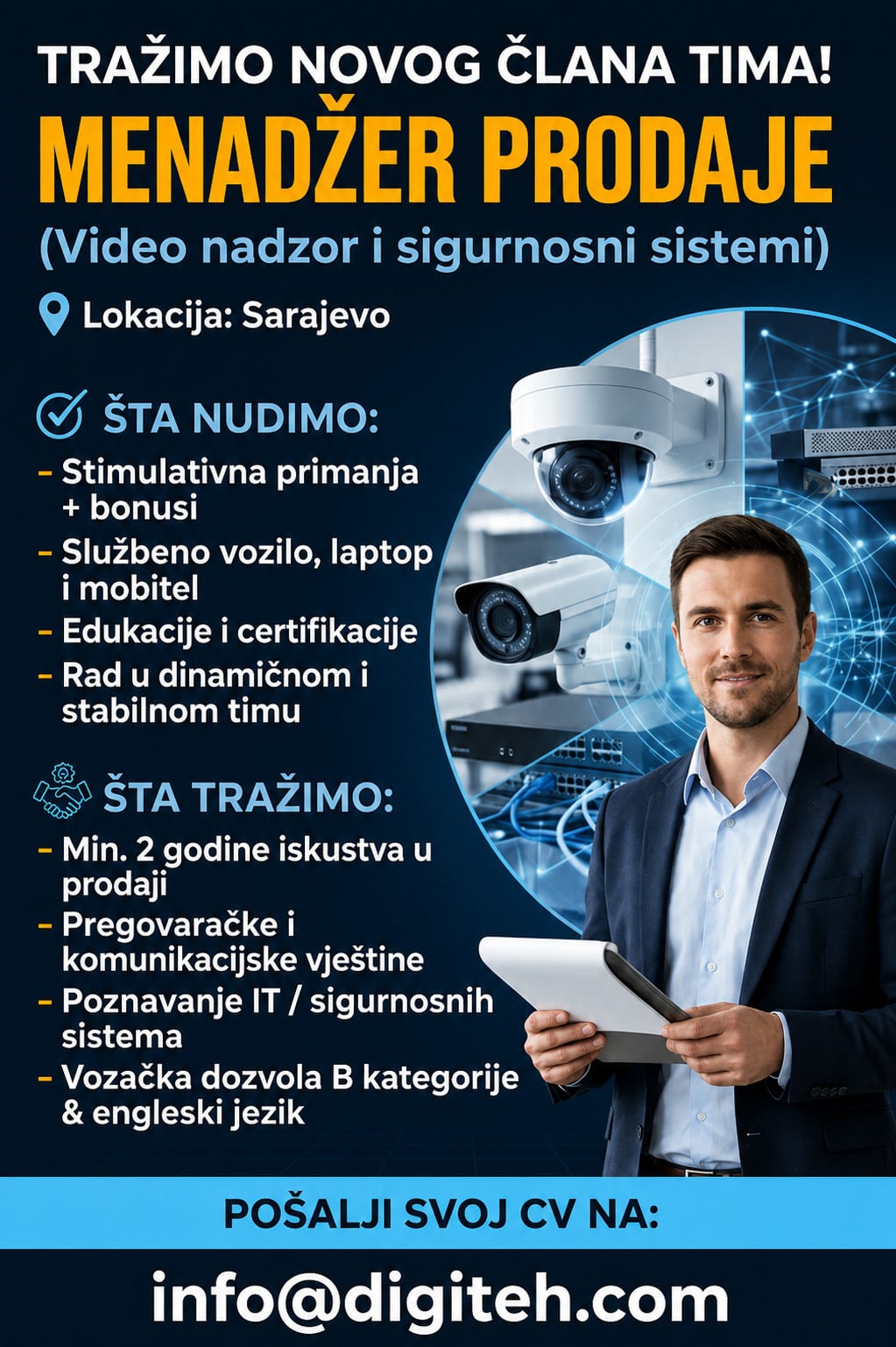 Menadžer prodaje (m/ž)