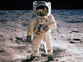 Buzz Aldrin na površini Mjeseca (1969.)